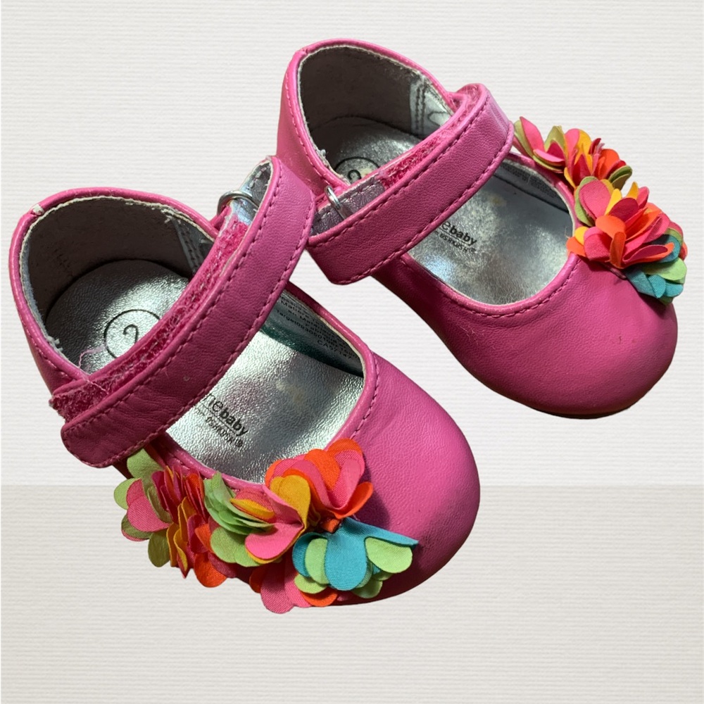 ⚡️5/$25 SALE⚡️ Oshkosh floral pink ballet flats